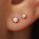Six Prong Diamant Ohrstecker (0.20 ct)