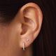 Three Prong Diamant Oorknopjes (0.05 ct)
