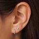 Pavé Diamant Kleine Huggie Hoops (10mm) (0.06 ct)