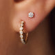 Four Prong Diamant Ohrstecker (0.20 ct)
