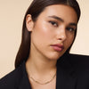 14 Karat Gold with Diamonds Diamond Open Halo Studs (0.11 ct) - 6