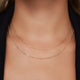 Stationed Spheres Necklace