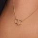 Linked Infinity Pendant Ketting