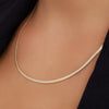 14 Karaat Goud Herringbone Schakelketting - 3