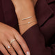 Bezel Set Zirkonia Bolletjes Set