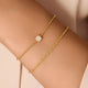 Four Prong Diamond Halo Bracelet (0.05 ct)
