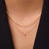 Or 14 Carats Set de Chaîne Box - 3