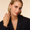 14 Karat Gold with Diamonds Diamond Open Halo Ring (0.06 ct) - 10