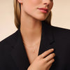 14 Karat Gold with Diamonds Diamond Open Halo Pendant Necklace (0.05 ct) - 5