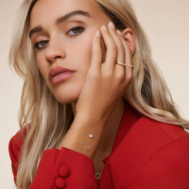 14 Karaat Goud Infinity Set - 16