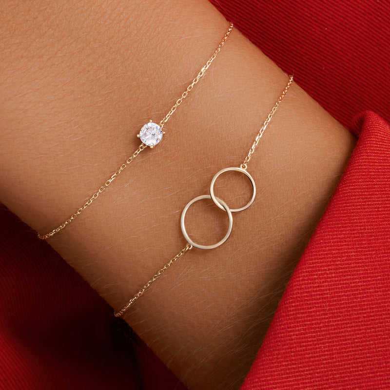 Round Cut Zirkonia Armband