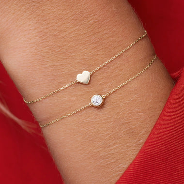 14 Karat Gold Hearts Set - 13
