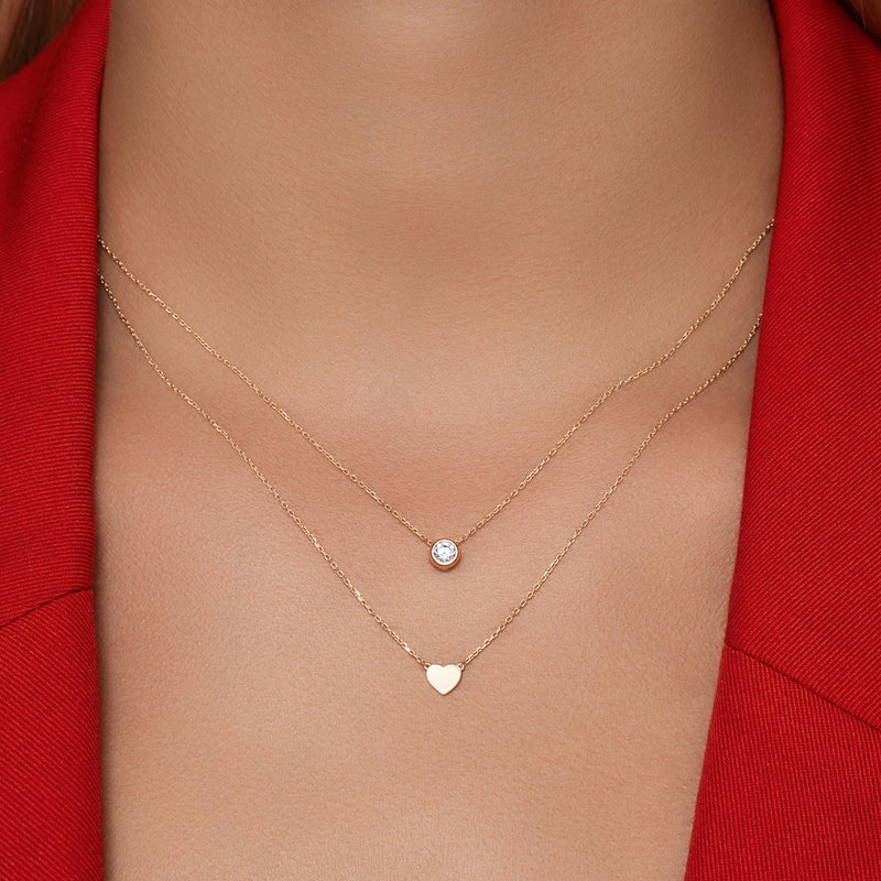 Hart Pendant Ketting