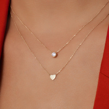 14 Karat Gold Hearts Set - 6