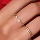 Cubic Zirconia Open Stacker Ring