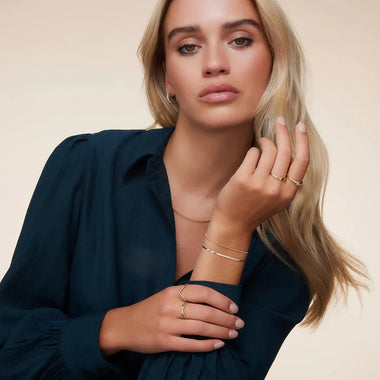 14 Karaat Goud Serpentine Bolletjes Armbanden Set - 11