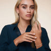585er Gold Pavé Zirkonia Dome Ring - 8