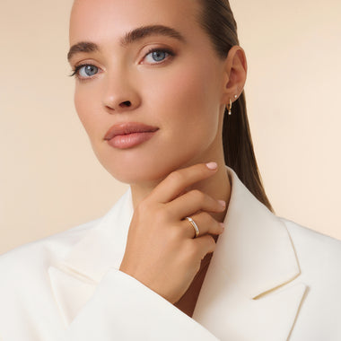 14 Karat Gold with Diamonds Diamond Alliance Ring (0.15 ct) - 11