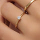 Four Prong Diamond Solitary Ring (0.15 ct)