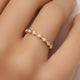 Bezel Set Diamant Band Ring (0.15 ct)