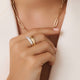 Breiter Dome Ring