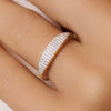 14 Karat Gold with Diamonds Pavé Diamond Signet Ring (0.20 ct) - 2