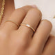 Baguette Cut Diamond Ring (0.07 ct)