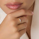 Diamant Trilogie Ring (0.15 ct)