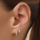 Pavé Diamond Mini Huggie Hoops (8mm) (0.05 ct)