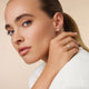 Pavé Diamond Mini Huggie Hoops (8mm) (0.05 ct)