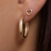 14 Karat Gold Bold Medium Hoops (19mm) - 3