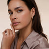 14 Karat Gold Bold Medium Hoops (19mm) - 8