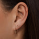 Tube Twisted Hoops Set