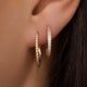 Twisted Medium Hoops (18mm)