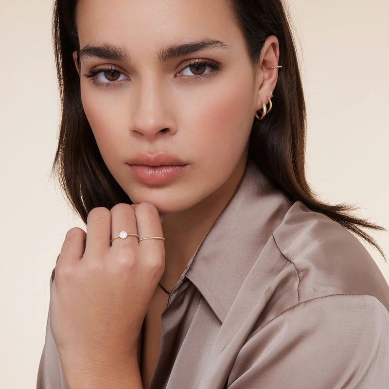 Clous d'Oreilles Bar Diamant