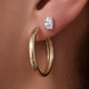 Oval Cut Cubic Zirconia Studs