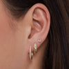 14 Karat Gold Coin Studs - 2