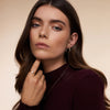 14 Karat Gold Tube Medium Hoops (24mm) - 8