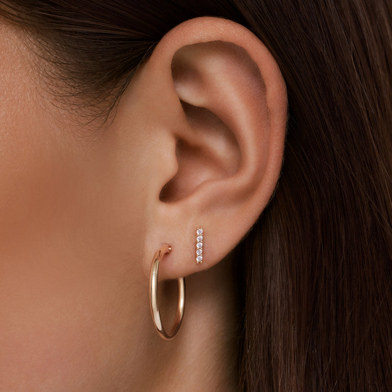 Tube Medium Hoops (24mm)
