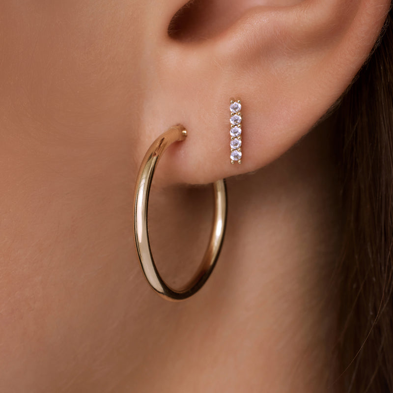 Tube Medium Hoops (24mm)