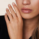Twelve Bezel Set Cubic Zirconia Band Ring