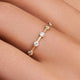 Twelve Bezel Set Cubic Zirconia Band Ring