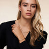 14 Karat Gold Paperclip Chain Bracelet - 7