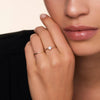 14 Karaat Goud Square Cut Zirkonia Ring - 3
