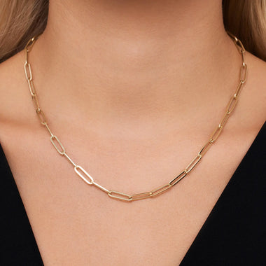 14 Karat Gold Paperclip Set - 3