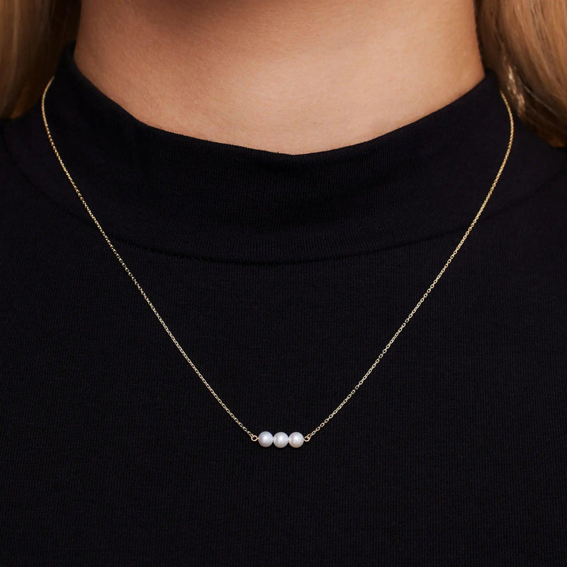 Geschakelde Parel Ketting