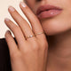 Baguette Cut Zirkonia Ring