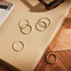 585er Gold Essential Gedrehter Stapelring - 13