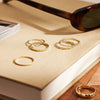 Or 14 Carats Bague Eternity Line - 11