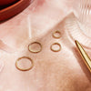 14 Karat Gold Twisted Small Huggie Hoops (10mm) - 5